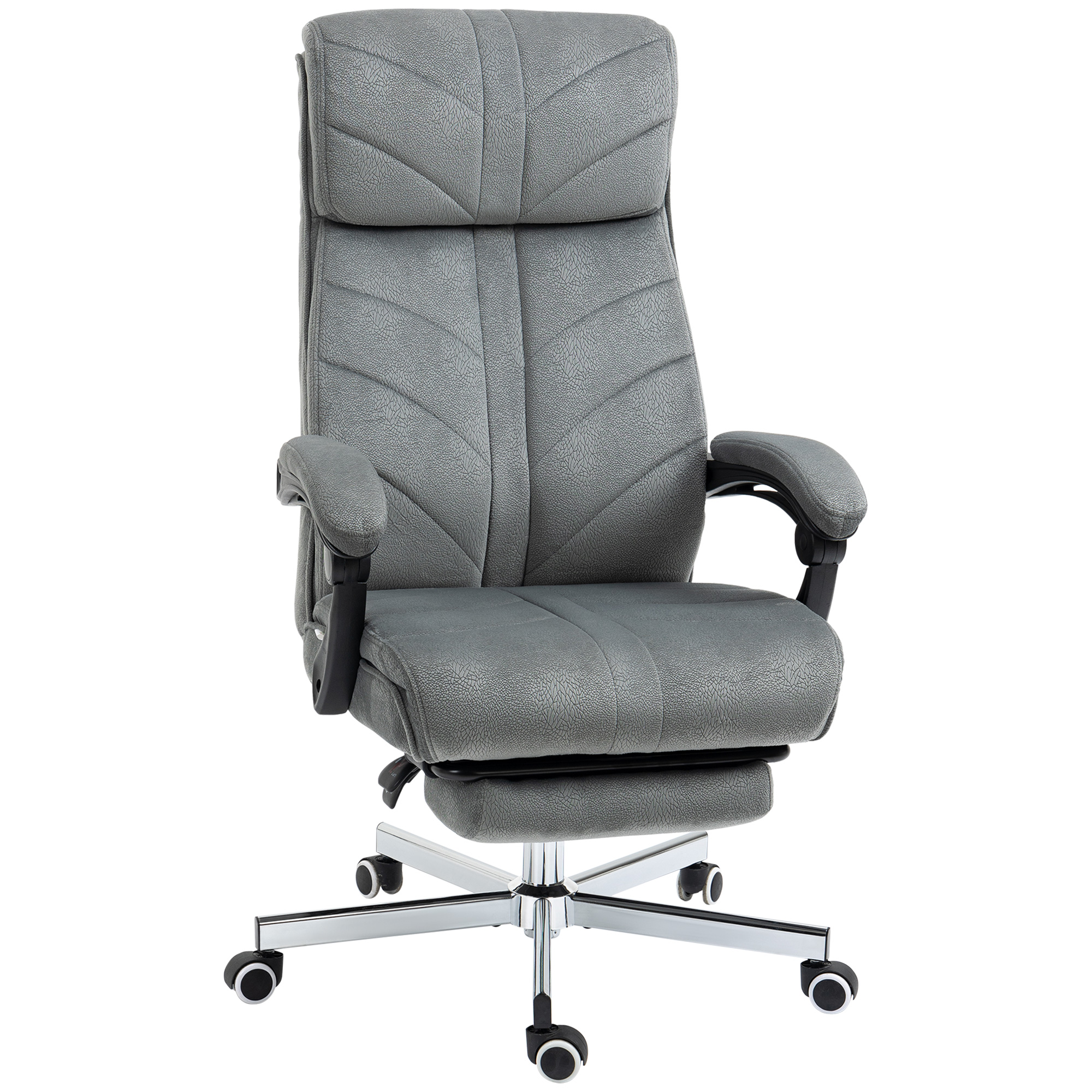 Vinsetto HighBack Executive Office Chair with Footrest, Microfiber