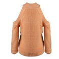 thumbnail image 4 of Suéter De Punto Suelto Con Hombros Descubiertos Y Manga Larga Con Cuello Alto Para Mujer De Invierno (S)-186126.05 Likrtyny Mujer, 4 of 7