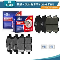 YXPCARS Front Rear Ceramic Brake Pads (D1737 D905), Brake Pads Set for 2014 2015 2016 2017 2018 2019 Nissan Rogue