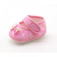 thumbnail image 2 of MAGAZINE Girl Lace Shoes Toddler Prewalker Anti-Slip First Walker Simple Baby Shoes 3~12 Month, 2 of 6
