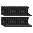 thumbnail image 2 of Yacht & Smith Mens Wholesale Bulk Sports Crew, Athletic Case Pack Socks (King Size), by SOCKS'NBULK (36 Pairs Black, Mens King Size 13-16 (Shoe Size 12-15)), 2 of 5