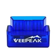 Veepeak Mini Bluetooth OBD2 Scanner for Android, Car OBD II Diagnostic Scan Tool Check Engine Light Code Reader, Supports Torque Pro, OBD Fusion, DashCommand, Car Scanner App