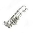 thumbnail image 1 of Vintage Incense Burner with Lid Church Censer with Chain Tabletop Ornament L, 1 of 9