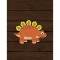 thumbnail image 2 of Robinson, Tamara 20x24 White Modern Wood Framed Museum Art Print Titled - Dinosaur Wood III, 2 of 4