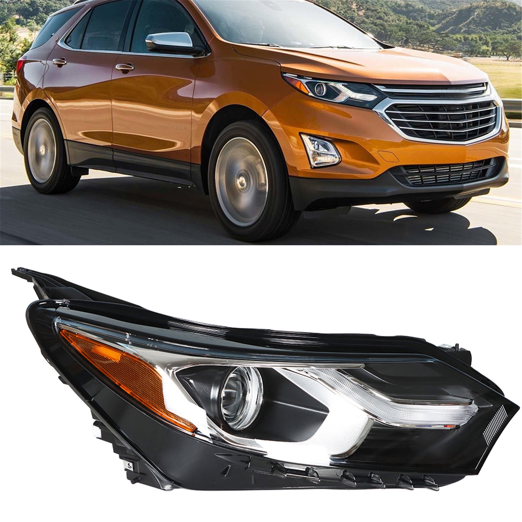 LABLT Headlight Assembly Replacement for 2018 2019 2020 Chevy Equinox