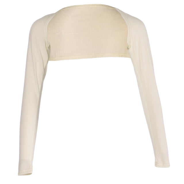 Elegante Una Pieza De Manga Larga Cubierta Del Brazo Encogimiento De Hombros Hijab Musulmán Beige Sunnimix Cubierta de brazo musulmán encogimiento de hombros