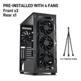 thumbnail image 2 of Carcasa para ordenador DARKROCK Classico Storage Master ATX NAS Mid Tower, 2 of 9