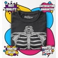 thumbnail image 3 of Shop4Ever Skeleton Ribcage Costume Toddler's Cotton T-Shirt 5T/6T Black, 3 of 6