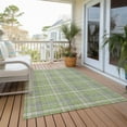 thumbnail image 6 of Addison Rugs Chantille Indoor/Outdoor Transitional Plaid Green Washable Rectangle Rug, 10' x 14', 6 of 6