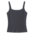 thumbnail image 5 of HNMKIU Girls Tops Solid Camisole Sleeveless Tank Top Slim Fit Casual Basic for Ages 7-16Y, 5 of 5