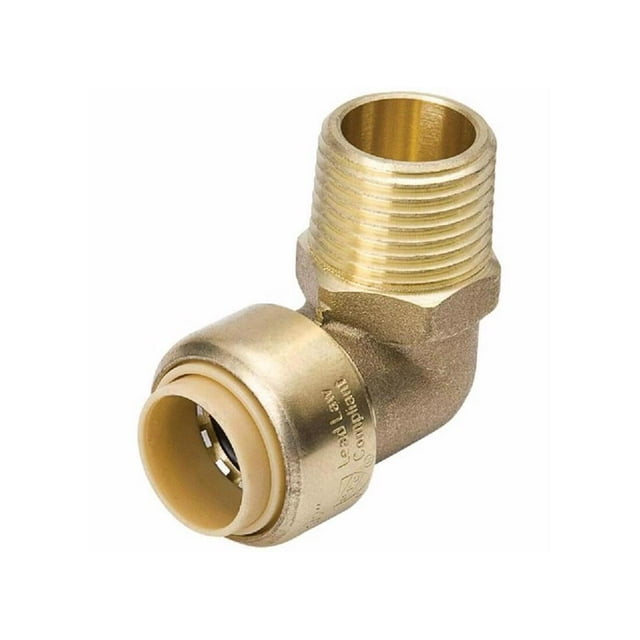 Acoplamiento para manguera B&K Proline, codo 90° de latón de 1/2 pulgada