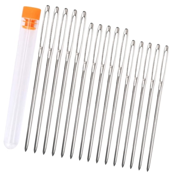 PTOOTP Portable Sewing Kit with Assorted Color Darning Needles, Compact and Handy Set for Men and Women