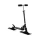 thumbnail image 4 of Patinete de nieve para niños, trineo de dos ruedas, marco de metal, soporte de altura ajustable, conversión de patinete para niños, patineta de esquí, Negro, 4 of 8