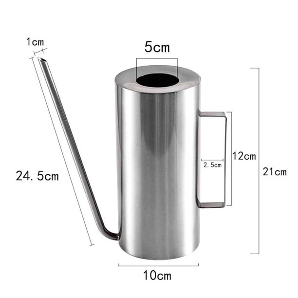 Latas De Agua De Acero Inoxidable De 1,5 L, Suculentas, Hervidor De Agua En Maceta, Herramienta De Jardín, Césped Al Aire Libre, Regadera De Boca Larga Speravity HA023755-00