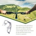 thumbnail image 3 of Scienceny Suspensión de cambio Instalación práctica Suministros para bicicletas Firmeza Marco de carreras Engranaje Universal Resistencia al Accesorios para motos Tipo 1, 3 of 6