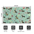 thumbnail image 5 of Dachshunds and Pioneer Flower Door Rugs,Washable Non Slip Door Mats Indoor,Decorative Door Mats,Entry Mat Indoor for Entrance,Bedroom,Kitchen,Bathroom,17"x30", 5 of 6