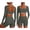 A Gray, variant on Workout Sets for Women Long Sleeve Backless Wrap Crop Tops and High Waisted Biker Shorts Summer 2 Piece Pilates Gym Yoga Sets