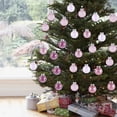 thumbnail image 5 of Hwkond Christmas Gift On Clearance Christmas Decorations 6PCS Christmas Tree Ball Bauble Hanging Home Party Ornament Decor (Pink,2.36Inch), 5 of 5