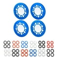 thumbnail image 3 of Ruiboury Wheel Rim Outer Ring For SCX6 Aluminum Alloy Crawler Quality Solid Brass 4pcs RC Car Accessories Replacement Parts RC Upgrade Part TYPE3, 3 of 6