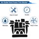 thumbnail image 4 of Tapete antideslizante para automóvil para Hyundai Kona SX2 Hybird PHEV 2024-2025, tapete de almacenamiento antideslizante de PVC para el compartimento de la puerta, color negro, 16 Pcs, 4 of 6