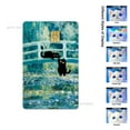 thumbnail image 1 of Cute Black Cat Cartoon PVC Film Skin Sticker for Debit Card Credit Bank Card Sticker Shining Rainbow Stars Love Card Sticker, 1 of 6