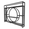 thumbnail image 6 of Wall Mounted Wine Rack, 110.23 lbs Load Capacity, Iron Wine Bottle Shelf for Restaurants, Bar, Black, 6 of 12