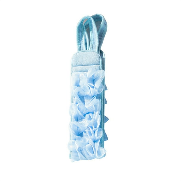 Rubbing Back Long Bath Ball Color Strip Foaming Soft Lantern Bath Ball