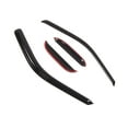 thumbnail image 2 of Tuningpros WD2-477B Outside Mount Window Visor Deflector Rain Guard Dark Smoke 4 Pcs Set For 2017-2018 Ford F-250 SuperCab, 2 of 5