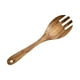 thumbnail image 2 of Cubiertos de madera, utensilios portátiles para servir alimentos, cuchara de ensalada reutilizable de mango largo tenedor, 2 of 9
