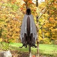 thumbnail image 5 of DAMAI Halloween Hooded Cloak,Scary Ghost Tattered Robe,Renaissance Medieval Wizard Death Cape for Adult Men Women, 5 of 6