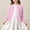 Pink, variant on Girls Cardigan Button Front Crew Neck Pointelle Knit Ruffle Trim Soft Knit Casual Sweaters for Kids Pink Size 7