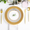 thumbnail image 7 of 12 Pack Gold Charger Plates with Beaded, 13 Inch Round Charger for Dinner Plate - Plastic Decor Charger Plate for Wedding, Party, Restaurant, Thanksgiving, Family Gathering, 7 of 7