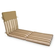 Dakota Stripe Outdoor Chaise Cushion