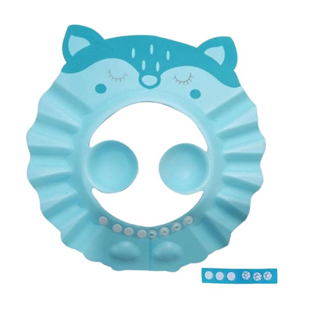Tapa de shower accesorios de ducha accesorios para de champú de visera ajustable para niños niñas de 0 a 9 años Azul