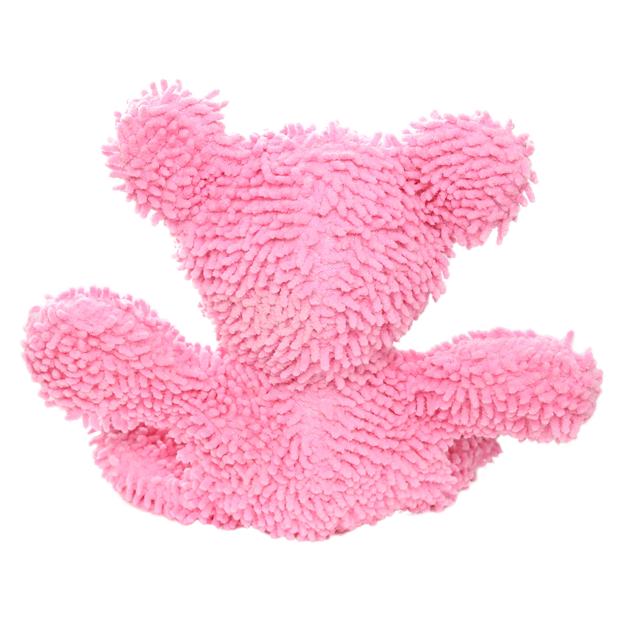 Mighty Microfiber Ball Med Pig Durable Plush Squeaky Dog Toy