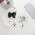 thumbnail image 7 of SLYNSHome Christmas Bow with Bells Ornament,Xmas Mini Bowknot Craft Gift Decorations Christmas Gifts Bow Keychain for Backpack - Silver, 7 of 7