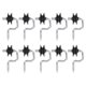 thumbnail image 2 of 10 Pack Field Electronic Fence Front End Accessories Self Tapping Insulators Screw In Corner Insulators Fixed to Stake Wiring, 2 of 5