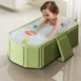 thumbnail image 6 of Collapsible Portable Bathtub for Youngster with Quick Drain Plug Includes Balls & Ducks Space-Saving Foldable Bath Basin, 6 of 6