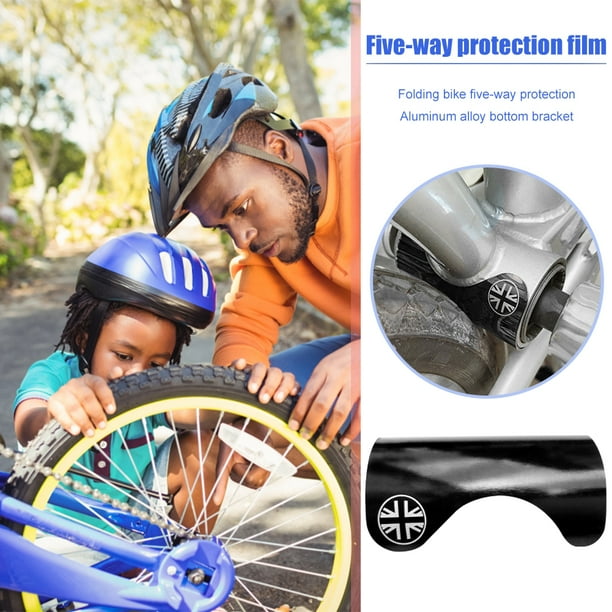 Pedalier Pegatina Almohadilla protectora de soporte inferior de bicicleta plegable para Brompton BB Frame Sticker Guard