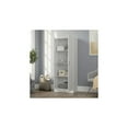 thumbnail image 3 of Lilola Home Alara 3-Shelf Engineered Wood Storage Cabinet in White, 3 of 4