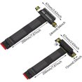 thumbnail image 3 of 180/90 Degree PCIe to M Key 2230 2242 2260 2280 Risers Card Cable Key PCIE Extension Cable Extender Replace, 3 of 7