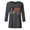 A-Grey271, variant on XIAONU Patriotic American Flag Graphic Three-Quarter Sleeve T-Shirt for Women Casual Holiday Event Everyday Longer-Length Tee