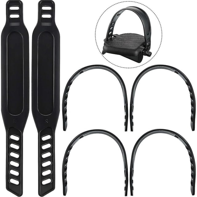 6 rubber pedal straps exercise bike pedal straps pedal straps for exercise bike Cycling Bicycle home or gym