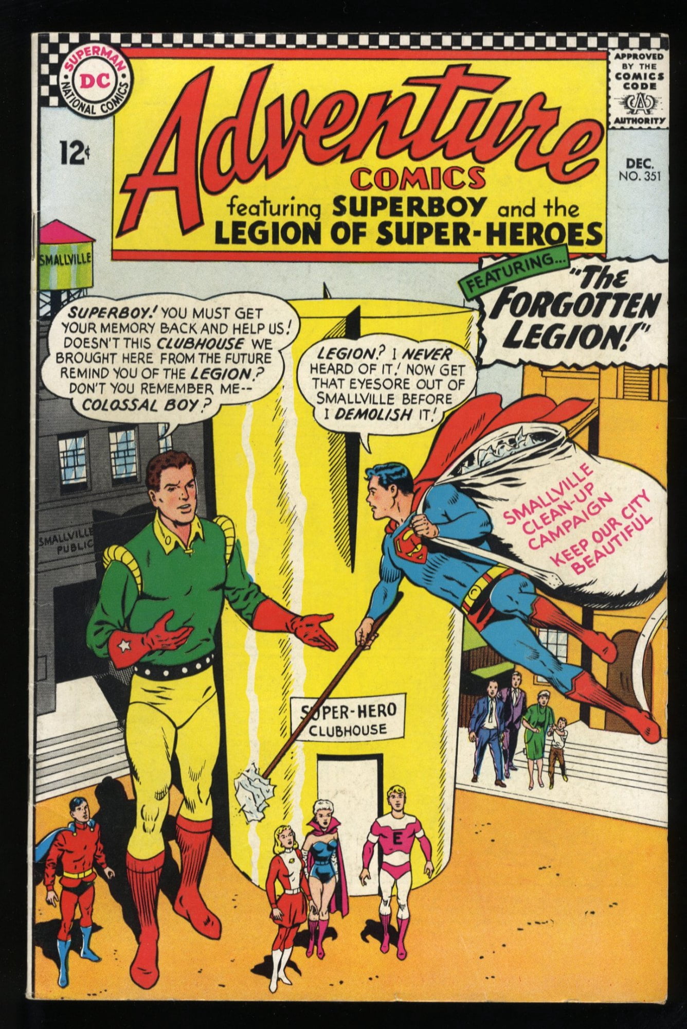 Cover of Adventure Comics #351