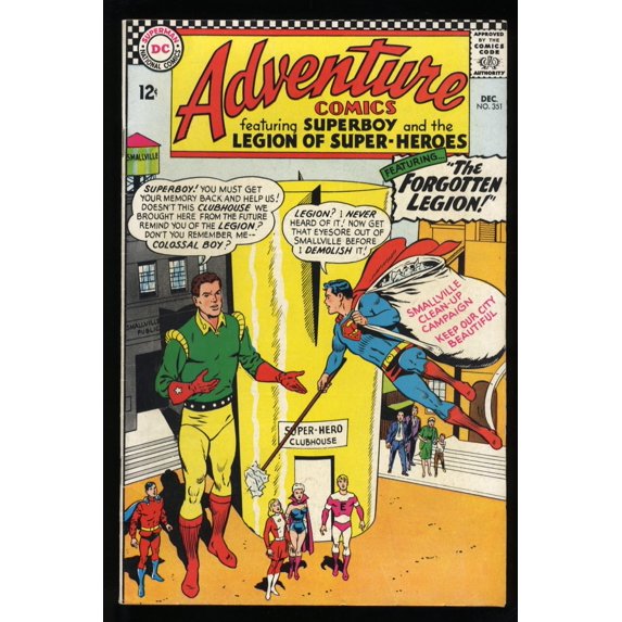 Adventure Comics #351 VF 8.0 1st Appearance of White Witch! Comic Book
