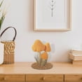 thumbnail image 3 of Triple Mushroom Decor Yellow, 3 of 3