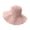 Pink, variant on Foldable Wide Brim Sun Hat,Floppy Bucket Hat,Summer Casual Headwear,Ultra Wide Floppy Brim Design With Foldable Portable Lightweight Material,Breathable Sun Hat For Summer Beach Leisure,Pink