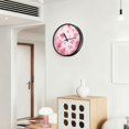 thumbnail image 6 of Indoor 12' Voice-Activated Luminous Decoration Wall Clock With LED Night Light Petals Drifting Gently, 6 of 8