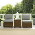 thumbnail image 2 of Bradenton 3Pc Outdoor Wicker Chair Set- Side Table & 2 Armless Chairs, 2 of 8