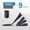 9cm, variant on Height Increase Insoles Air Cushion Elevator Shoe Insole Lifts Kits Inserts for Men Women Taller Insoles 3-9cm Variable Height
